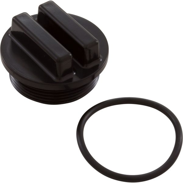 Plug, Hayward, w/O-Ring, 1-1/2" Thd, Black|SP1022CBLK