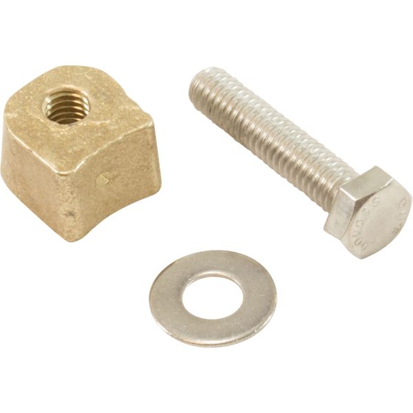 Wedge Assembly, Brass w/Bolt, 3"|PW-3C