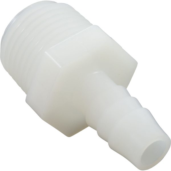 Barb Adapter, 3/8" Barb x 1/2" Male Pipe Thread, Nylon|61137