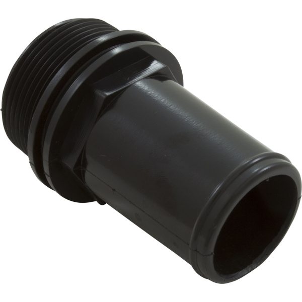 Hose Adapter, WW, 1-1/2"mpt x 1-1/2"hose, Male Smooth, Blk|417-6141