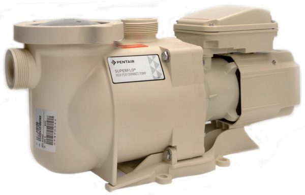 Pump, Pentair SuperFlo DOE, 1.1hp, 1-Spd, 115v/208v-230v, E-Comm | EC-348190