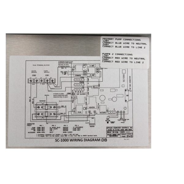 Control, ACC SMTD 1000, 4kW Remote LowFlow Htr, 3/4", w/LX-1000 l 200-SMTD-1000-WMH-LF - Image 8